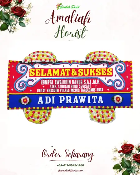 Papan Bunga Ucapan Selamat Sidorame Timur